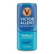 Victor Allen's Vanilla Latte, Ready to Drink, 8 oz Cans