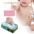 thumbnail image 2 of juego sensorial Caja De Pañuelos Para Bebé Caja De Bufanda Suave Colorida Para Juguete De Aprendizaje De Desarrollo Con 10 Pañuelos, 2 of 4