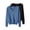 Blue, variant on 2Pc Women's Fall Winter V Neck Long Sleeve Basic Trendy Sweaters Fashion Casual Lightweight Knit Pullover Top Black M