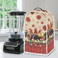 thumbnail image 5 of Yuyamidu Xmas Chicken Blender Cover Compatible with Stand Mixer Coffee Maker Juicer Poinsettia Kitchen Appliance Dust Cover Christmas Blender Coffee Juicer Maker Organzier Bag, 5 of 6