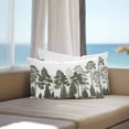 thumbnail image 4 of Outdoor Pillow Cover Pine Forest Set of 2 Waterproof Throw Pillowcases Plant Green Decorative Patio Furniture Pillows for Couch Garden Indoor & Outdoor Use, 4 of 9