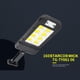 thumbnail image 5 of Solar Powered Motion Wall Lámpara brillante para Path Yard 160COB Estilo B kusrkot Farola de noche brillante, 5 of 8