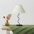 thumbnail image 3 of (2 pack) Brightech Squiggle 22" LED Table Lamp with Twisting Base and Ivory Empire Shade - Black, 3 of 12