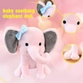 thumbnail image 4 of Bebé elefante peluche animal peluche relajante suave almohada elefante juguetes Tmvgtek libre de BPA, 4 of 8