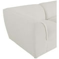 thumbnail image 6 of Meridian Furniture Miramar Cream Durable Linen Textured Modular Sectional, 6 of 9