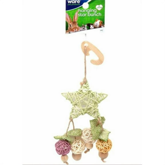 Ware 911495 Hanging Star Bunch Animal Toy - Small
