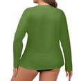 thumbnail image 5 of UV Protection Shirts for Women Long Sleeve Athletic Shirts UV Sun Protection Quick Dry Workout Fishing Lightweight Tops, 5 of 5