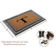 thumbnail image 6 of A1HC First Impression Rubber and Coir Albena 24" X 36" Bronze Finished Heavy Duty Monogrammed Doormat, 6 of 8