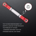thumbnail image 3 of RC Car Links AR330446 Adjustable Linkage Turnbuckle Shock Absorption Replaceable Tie Pull Rods Turnbuckle Remote Control Part Accessories Replacement for Granite 4X4 Red, 3 of 5