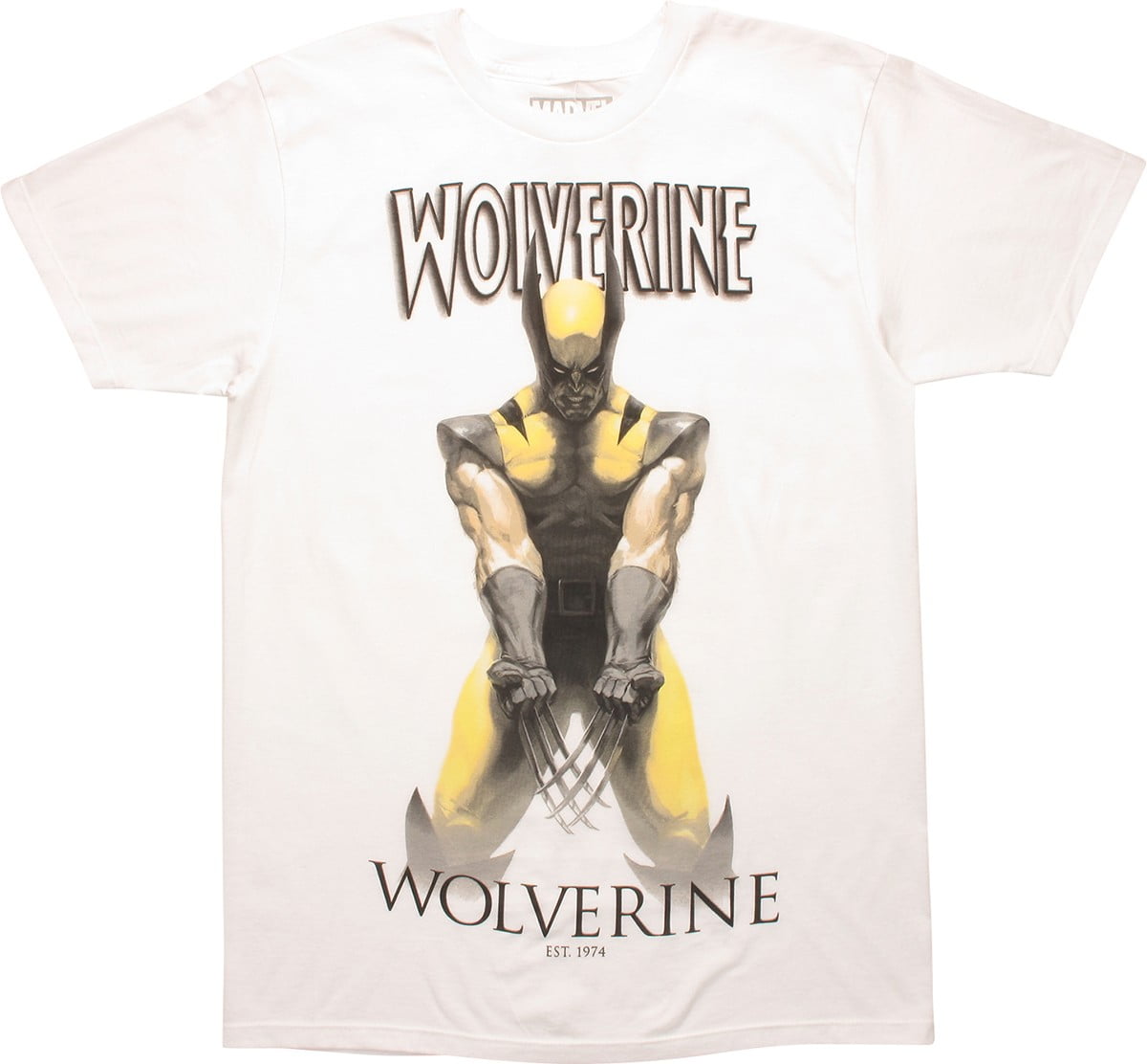 X Men Wolverine Established 1974 White T-Shirt - Walmart.com