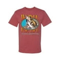 thumbnail image 2 of Wild Bobby, Hooked For Life Matthew 4:19 Quotes, Inspirational/Christian, Men's Graphic Tees, Vintage Heather Red, Large, 2 of 3