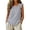 Gray, variant on TGSLY Women's Ruffle Cap Sleeve Tops Lightweight Soft Crew Neck Tshirts Loose Fit Dressy Casual Solid Color Summer Blouses XXXL