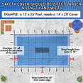 thumbnail image 6 of Super Solid Safety Pool Cover for In-Ground Pools 18x36, 5 YR Warranty PC6481, 6 of 7