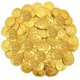 thumbnail image 2 of 200 piezas de monedas de oro de piratas de plástico, accesorios para juegos de rol para niños, 2 of 4