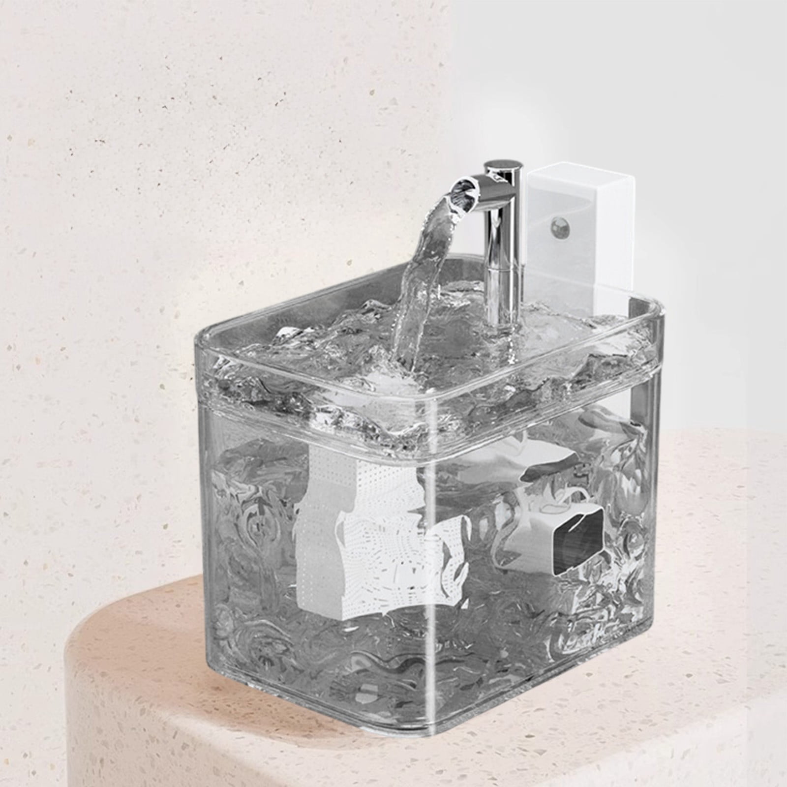 Smart Automatic Cat Water Fountain Quiet Circulation Drinking Dispenser Large Capacity Filtration System Sensor Activated Pet Hydration Bowl Easy Clean Fresh Water Supply