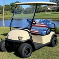 thumbnail image 4 of Pzuqiu American Flag Fireworks 2 Piece Golf Cart Seat Covers - Breathable Washable Universal Fit for 2-Seater Golf Carts Patriotic Gift, 4 of 10