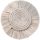 thumbnail image 1 of Juego de 2 posavasos de macramé hechos a mano, mantel individual tejido a mano, posavasos bohemios de estilo puro, ideal para decorar tu escritorio en cocinas, dormitorios y cafeterías., 1 of 7