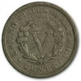 thumbnail image 2 of 1896 Liberty Head V Nickel Fine, 2 of 2