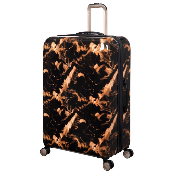 it luggage Sheen 31" Hardside Checked 8 Wheel Expandable Spinner
