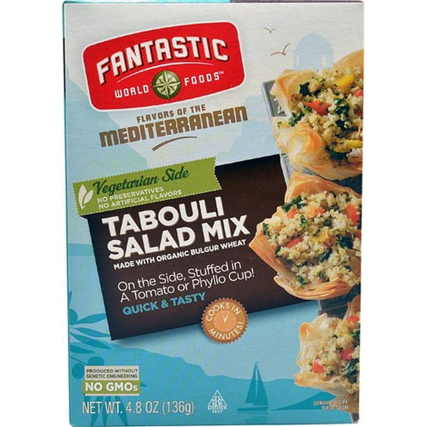 Fantastic World Foods Flavors Of The Mediterranean Tabouli Salad Mix, 4