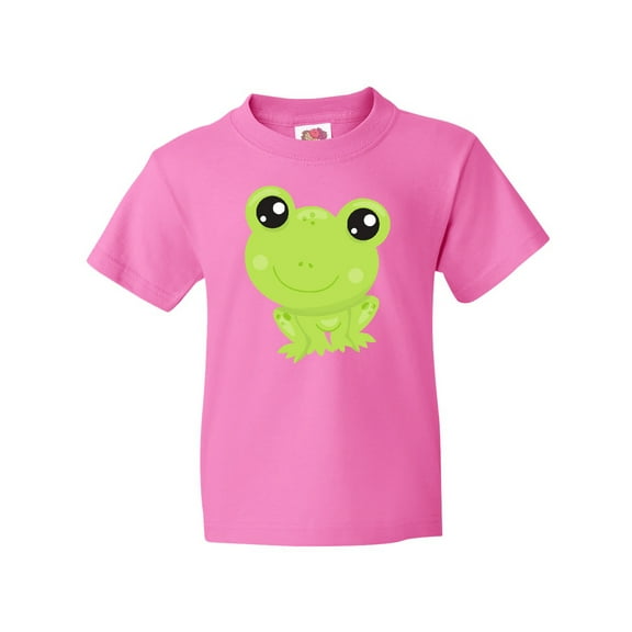 Inktastic Cute Frog, Little Frog, Baby Frog, Green Frog Youth T-Shirt