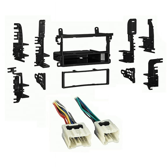 Fits Nissan Sentra 1995-1999 Single DIN Stereo Harness Radio Install Dash Kit
