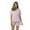Pink / White, variant on Cocoom Button Down Pajama Short Set 6714-PNK-L (Pink / White, Large)