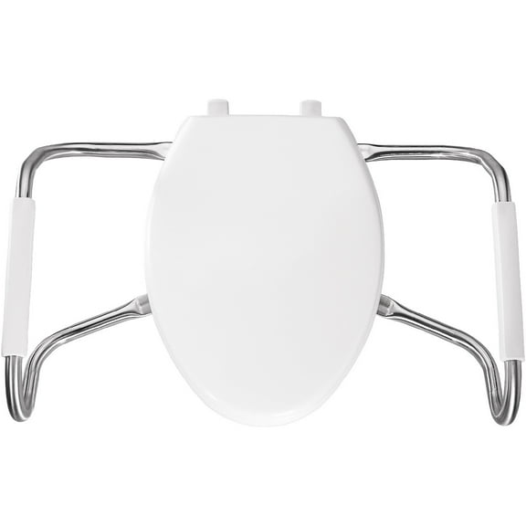 Bemis Toilet Seat,Elongated Bowl,Open Front MA2150T-000