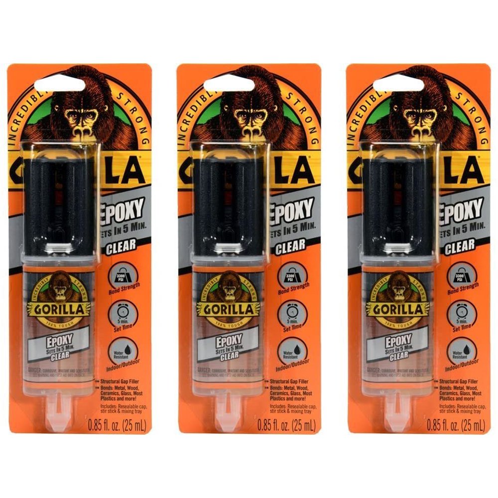 Gorilla Glue Gorilla Epoxy .85 Ounces 3 Pack
