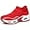 Red, variant on Womens Walking Shoes Slip on Sock Sneakers Lady Girls Nurse Mesh Air Cushion Platform Loafers Fashion Casual