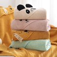 thumbnail image 3 of Baby Hooded Towel, Cotton Bath Towel with Hood for Newborn and Toddler Girls and Boys(Panda), 3 of 7