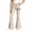 Z246 Beige, variant on Landzoo Girls Flared Pants Bowknot Graphic Slim Fit High Waisted Fall Casual Kid Girls Trousers