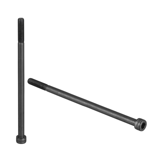 M8x150mm Hueca Cabeza Pernos 12.9 Grados Aleación Acero Cabeza Tornillos Completa Rosca 10uds
