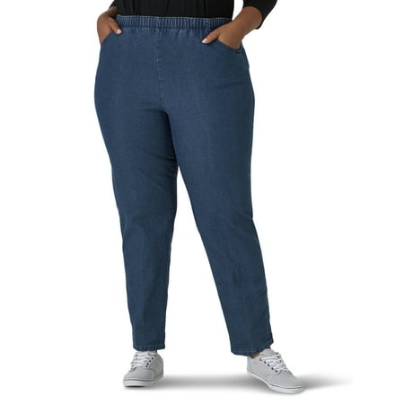 Chic Women's Plus Stretch Twill Pull On Pant