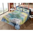 thumbnail image 4 of Ambesonne Mandala Fitted & Top Sheet Set with Shams, Geometry Element, Multicolor, 4 of 5