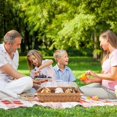 thumbnail image 2 of Basket with Lid,Basket with Lid for Food,Tabletop Food Serving Basket,Woven Picnic Basket,Bread Basket for Serving, 2 of 5
