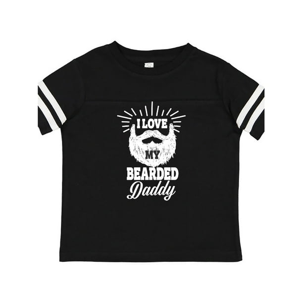 INKtastic - I Love My Bearded Daddy Toddler T-Shirt ...