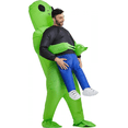 thumbnail image 4 of Uppblåsbar Alien Kostym för Vuxna, Uppblåsbar Kostym för Vuxna, Uppblåsbar Halloween Kostym för Män Vuxen 150-190cm, 4 of 5