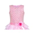 thumbnail image 4 of Girls Dress Ruffle Skirt Pink Flower Birthday Party 5 Years, 4 of 7