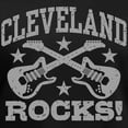 thumbnail image 3 of CafePress - Cleveland Rocks Women's V Neck Dark T Shirt - Women's V-Neck Dark T-Shirt, 3 of 4