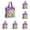 A, variant on Happy Easter Bags Bunny Carrot Chick Egg Treat Gift Non-Woven Bags with Handles for Gifts Wrapping, Egg Hunt, Easter Party Supplies, 8.66"x9.05"