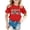 Z2Red, variant on lnmuld Girls Back to School Casual Print Round Neck Short Sleeve Tee Comfortable Loose Fit Everyday Top Color:Pink,Size:12-13 Years