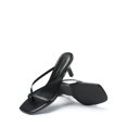 thumbnail image 4 of Sandalia DREAM PAIRS DWUMFF2503 Negra con Tacón Bajo y Punta Cuadrada, 4 of 7