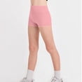 thumbnail image 4 of YOUYEDIAN Girls Athletic Shorts Kids High Waist Biker Dance Gymnastics Shorts Comfy Yoga Active Workout Volleyball Shorts (Pink, 6-7 Years), 4 of 6