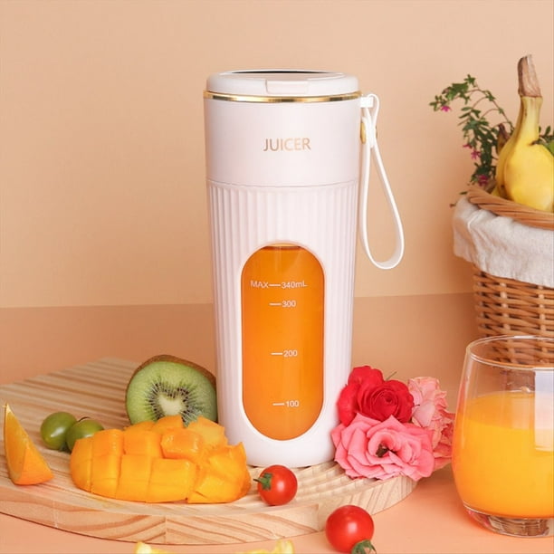 Exprimidor de Vaso Inalámbrico, Pequeño, Portátil, Multifuncional, para Uso Doméstico, Totalmente Automático, Color