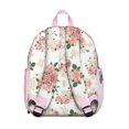 thumbnail image 3 of Tropical Flower and Leaves Students Backpack - Vintage Floral and Skull Design with Comfortable Dual Shoulder Support, Lightweight School Bag for Developing Students, 3 of 6