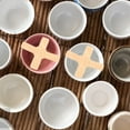 thumbnail image 4 of CIMAXIC 50Ud Separadores De Fieltro Para Tazas Beige Con Anticollision Para Uso En Casa, 4 of 6