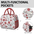 thumbnail image 6 of Womens Pioneer Flower Floral Print Pattern Lunch Box for Work,Insulated Lunch Bag for Women,Loncheras Para Mujer,Leakproof Adult Lunch Bag for Work,Beach,Travel,Picnic,Camping, 6 of 7