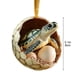 thumbnail image 3 of Xihbxyly Huevos de Granja Navideños, Adornos de Patos y Dinosaurios Bebés, Colgante de Árbol Caprichoso, Celebración de La Vida En La Granja, Idea de Regalo Navideño, Juego de 6 Adornos, 3 of 6