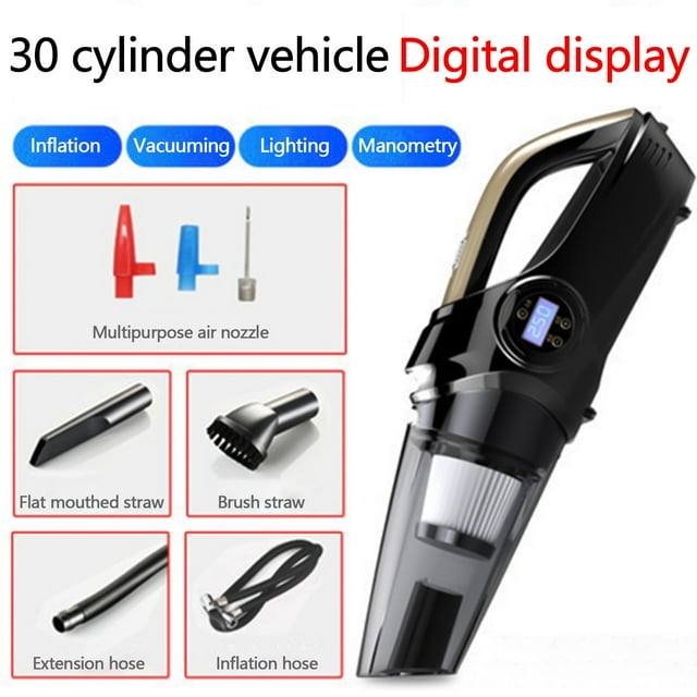 Teissuly Portable Handheld Car Vacuum Cleaner Wireless Vacuum Cleaner Wet And Dry Handheld Vacuum Cleaner Tire Pump Teissuly WER202312143503